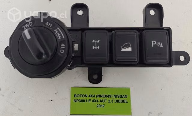 Botón 4x4 (NNE049) Nissan NP300 LE 4X4 AUT 2.3