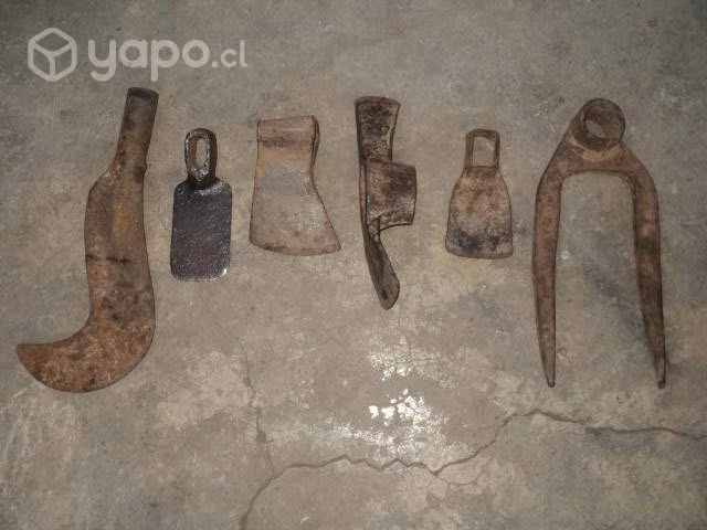 6 Antiguas Herramientas De Campo Sin Mango