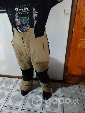 Pantalón térmico relleno plumas de ganso talla L