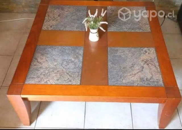 Mesa centro madera maciza