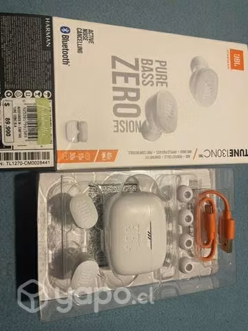 Audífonos JBL PURE BASS ZERO NOISE TUNE130NC