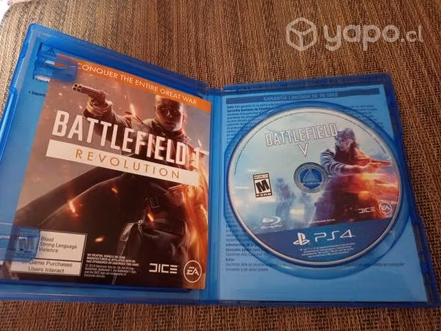 PS4 BATTLEFIELD V /usado