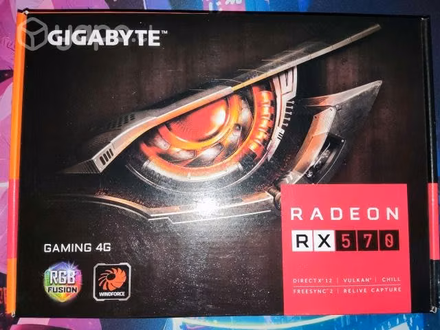 Tarjeta de video AMD Radeon RX 570 Gigabyte 4GB