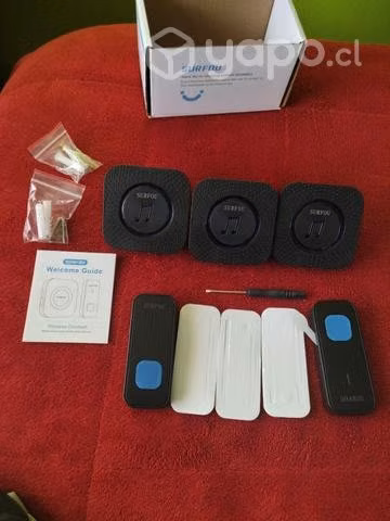 Set timbre inalámbrico 400mts 3bocinas 2pulsadores