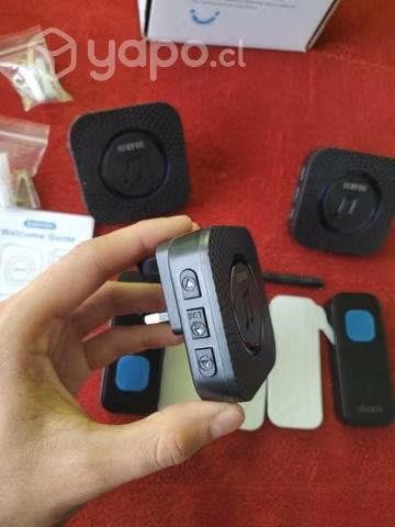 Set timbre inalámbrico 400mts 3bocinas 2pulsadores