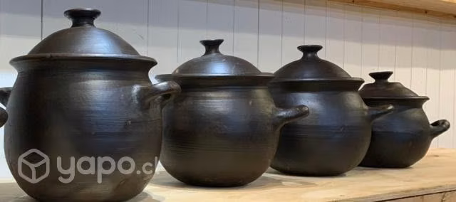 Olla de greda 6 litros - pomaire