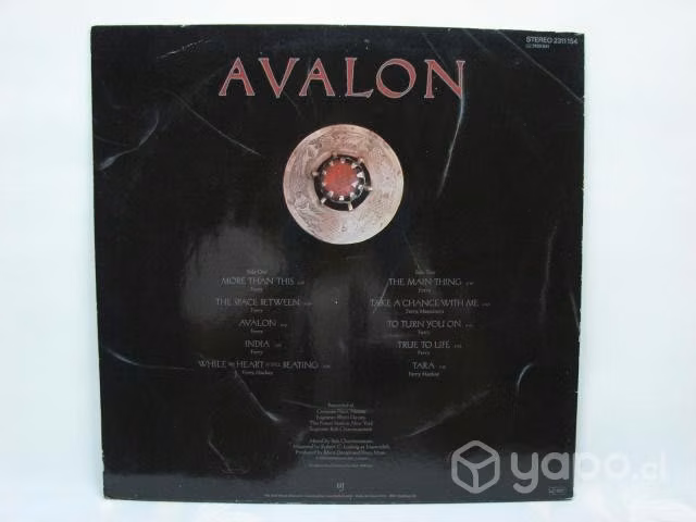 Vinilo Roxy Music Avalon 1982 Alemania Ed + Sobre