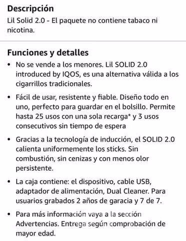 IQUOS Lil Solid 2.0 - Imagen 3
