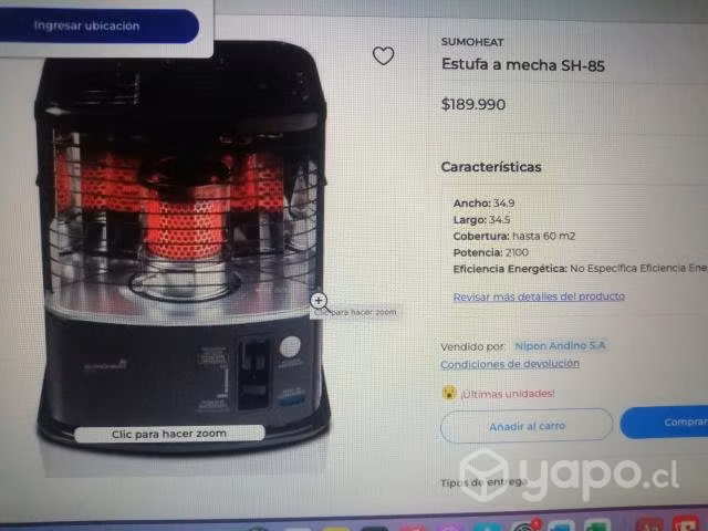 Estufa Sumoheat