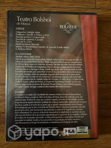 DVD Giselle- Teatro Bolshoi de Moscú - Imagen 2