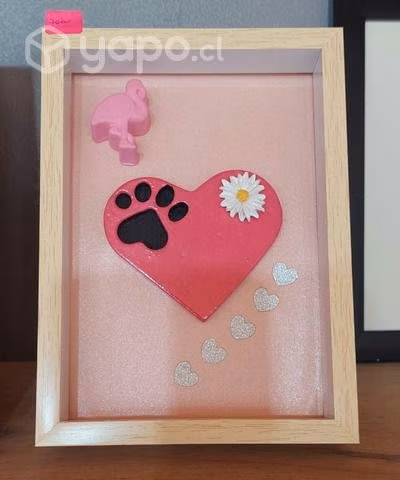 Figuras de yeso pintadas a mano cuadros decorativo