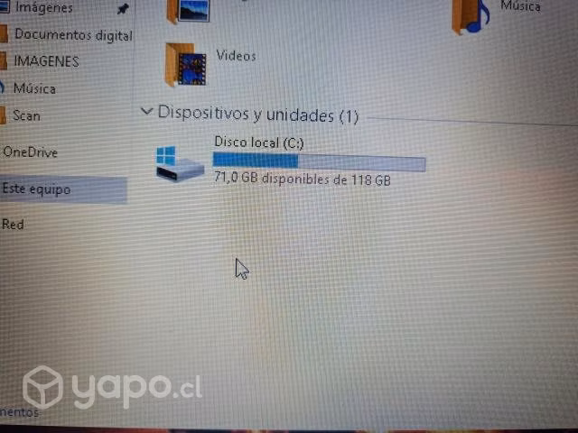 Notebook HP 8GB Ram