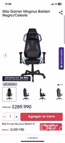 Nueva silla gamer magnus