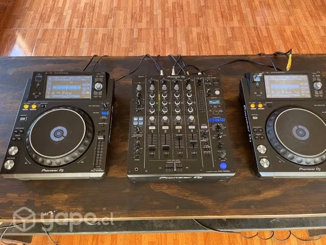 SET UP PIONEER Dos XDJ 1000 MK2 + DJM 750 MK2