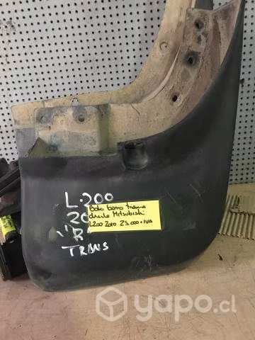 Bota barro tras der mitsubishi L200 2007 al 2015