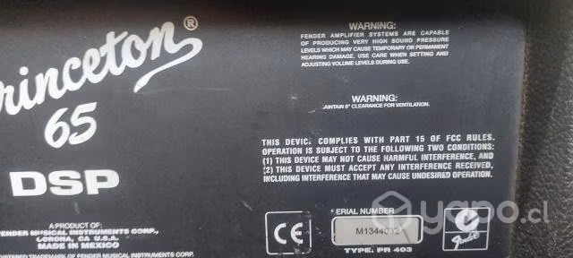 Fender Princeton 180 watts (Mexicano)