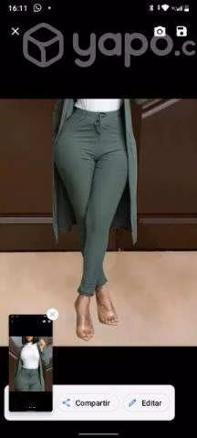 Traje dos piezas