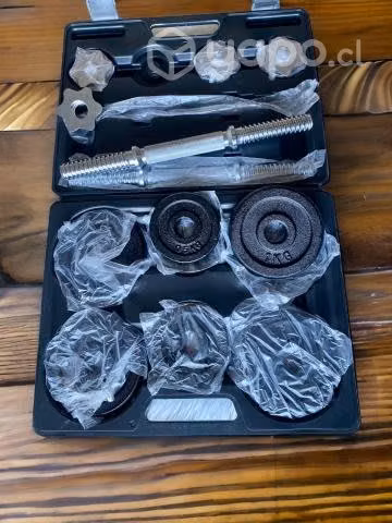 Set de pesas o mancuernas 15 kg Ejercicios - Imagen 2