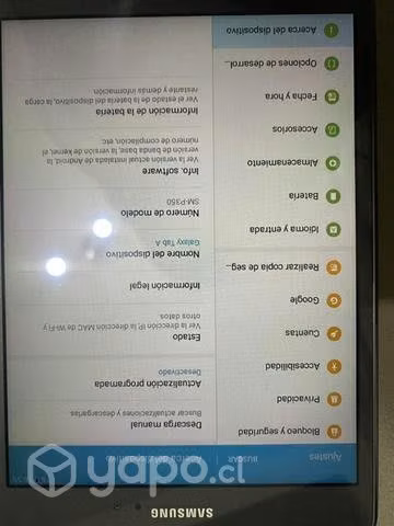 Tablet Samsung Tab A