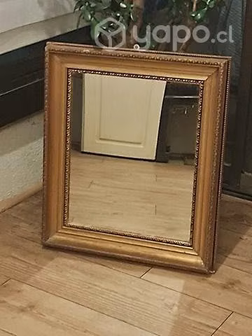 Espejo de Cristal y Madera