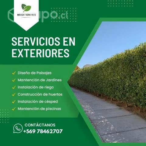 Mantención de Jardines, Sistemas de Riego y Más