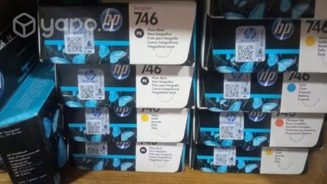 Tintas HP 746 colores originales de 300ml