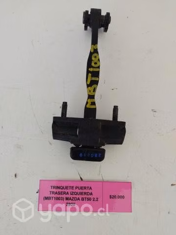 Trinquete Puerta Tras Izq Mazda BT50 2.2 2020