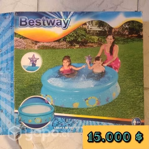 Piscina Bestway redonda (1.52m x 38cm) con rociado