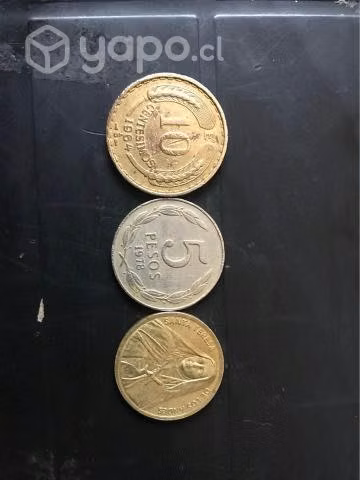 Monedas antiguas. 1 de 10 centesimos del 1964. una