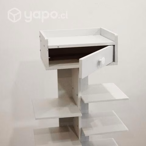 Organizador con cajon zapatera madera 5 niveles