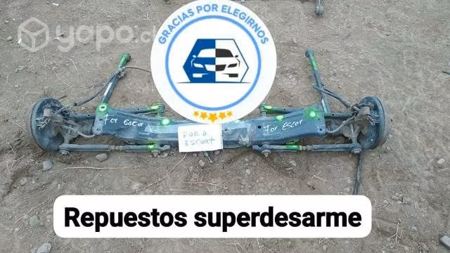Yugo trasero Ford Scott desarmaduría y cortadora