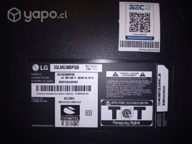 Televisor LG Smart tv 32°