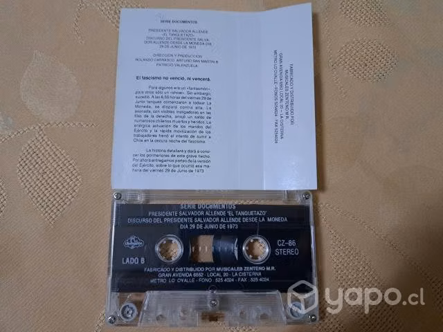 Mt301: tape salvador allende el tanquetazo