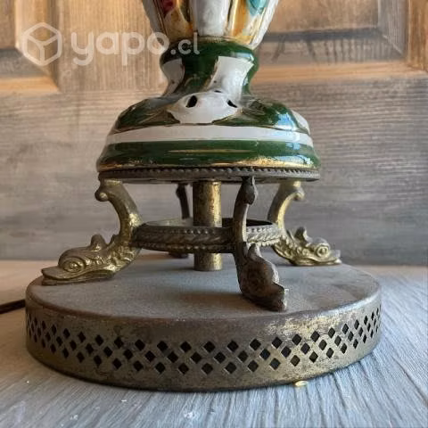 Antigua lámpara italiana capodimonte