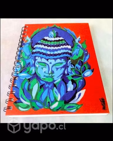 Cuaderno tamaño A5 Caratula Imagen Buda