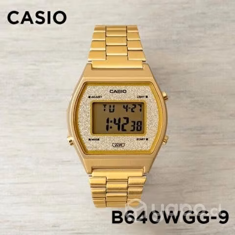 Reloj casio b640wgg-9 glod mujer nuevos