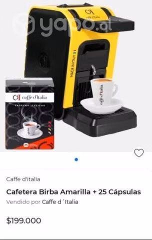 Cafetera italiana Birba de cápsulas