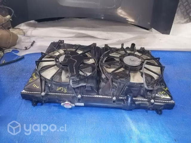 Radiador de agua, radiador de aire, electroventila