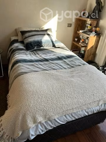 Cama guarda objetos + colchon de 1,5 plaza