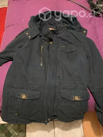 Chaqueta c/forro de chiporro Ferouch C/Gorro Azul, - Imagen 4