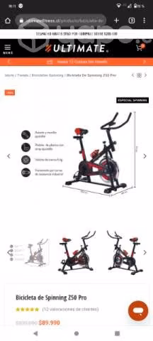 Bicicleta de Spinning Z50 Pro