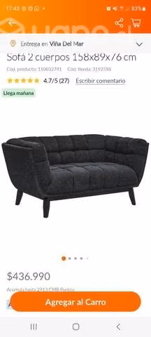 Sofa 2 cuerpos