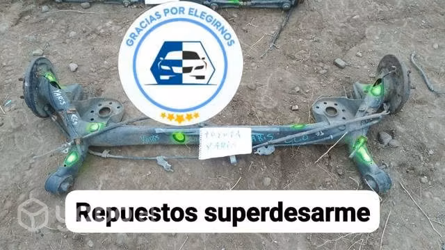 Yugo trasero Toyota eco Yaris desarmaduria