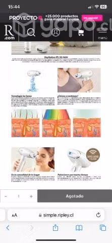 Depiladora Laser ipl marca siegen - Imagen 2