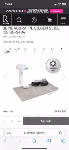 Depiladora Laser ipl marca siegen