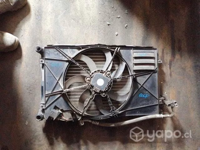 Radiador agua+aire+electro volkswagen golf orig