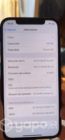 iPhone 12 128gb impecable - Imagen 4