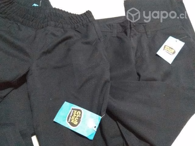 Pantalones colegio azul mujer - Imagen 2
