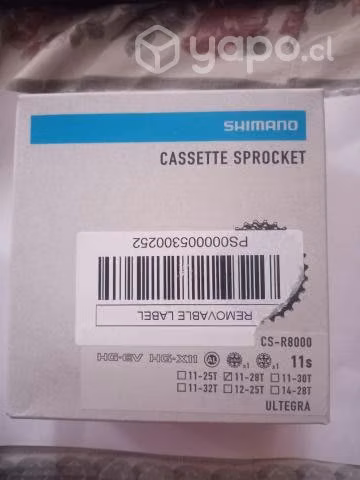 Piñon Shimano cassette Ultegra R8000