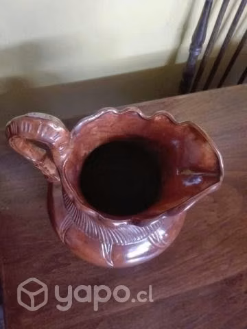 Hermoso jarrón antiguo pintado a mano - Imagen 4